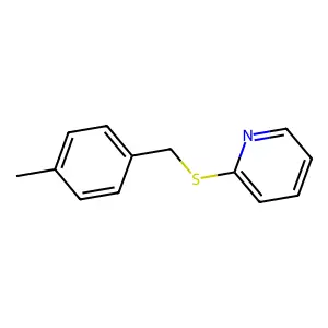 Pyridine, 2-[[(4-methylphenyl)methyl]thio]- structure