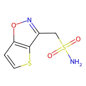 噻吩并(2,3-d)异噁唑-3-甲磺酰胺 structure