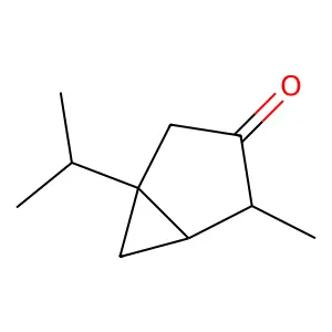 侧柏酮 structure