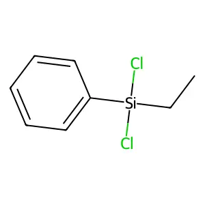 Ethylphenyldichlorosilane structure