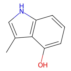 3-Methyl-1H-indol-4-ol structure