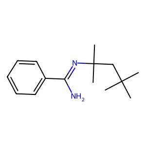 N'-(2,4,4-trimethylpentan-2-yl)benzenecarboximidamide structure