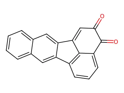 Benzo(k)fluoranthene-2,3-dione structure