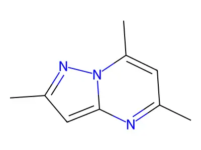 2,5,7-Trimethylpyrazolo[1,5-a]pyrimidine structure