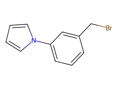 1-[3-(Bromomethyl)phenyl]-1H-pyrrole structure