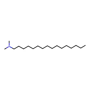 Dimethylhexadecylamine structure
