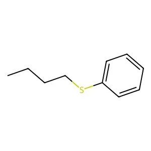 Benzene, (butylthio)- structure
