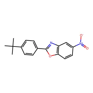 2-(4-Tert-butylphenyl)-5-nitro-1,3-benzoxazole structure
