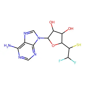5'-Difluoromethylthioadenosine structure