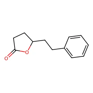 2(3H)-Furanone, dihydro-5-(2-phenylethyl)- structure
