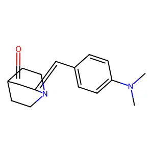 2-{[4-(Dimethylamino)phenyl]methylene}-3-quinuclidinone structure