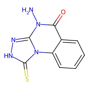 4-amino-1-sulfanylidene-2H-[1,2,4]triazolo[4,3-a]quinazolin-5-one structure