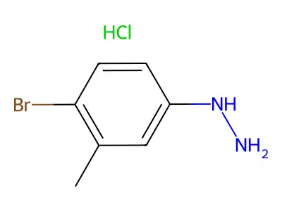 (4-Bromo-3-methylphenyl)hydrazine structure