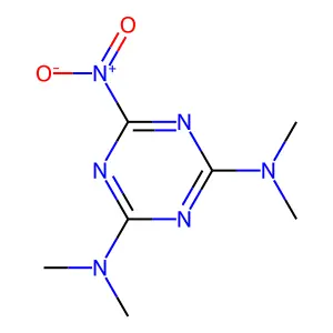 1,3,5-Triazine-2,4-diamine, N,N,N',N'-tetramethyl-6-nitro- structure