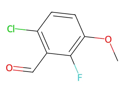 6-Chloro-2-fluoro-3-methoxybenzaldehyde structure