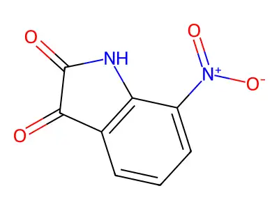 7-nitro-2,3-dihydro-1H-indole-2,3-dione structure