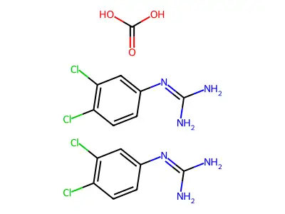 N-(3,4-dichlorophenyl)guanidine structure