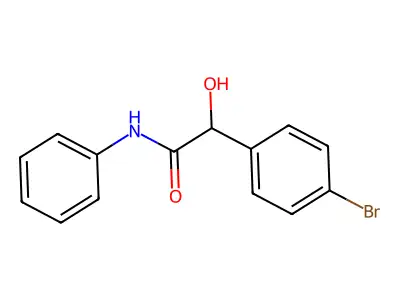 2-(4-Bromophenyl)-2-hydroxy-N-phenylacetamide structure