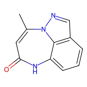 4-methyl[1,4]diazepino[3,2,1-hi]indazol-2(1H)-one structure