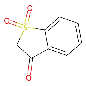 Benzo(b)thiophene-3(2H)-one 1,1-dioxide structure