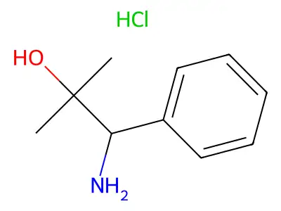 1-Amino-2-methyl-1-phenylpropan-2-ol structure