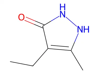 3H-Pyrazol-3-one, 4-ethyl-2,4-dihydro-5-methyl- structure