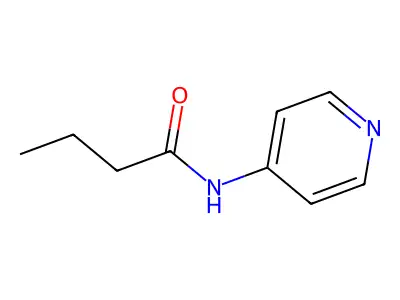 Butanamide, N-4-pyridinyl- structure