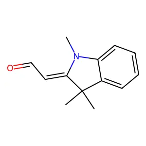 2-(Formylmethylene)-1,3,3-trimethylindoline structure
