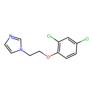 1H-Imidazole, 1-[2-(2,4-dichlorophenoxy)ethyl]- structure