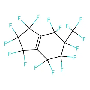 Perfluoro[3-methylbicyclo[4.3.0]-nona-1(6)-ene] structure