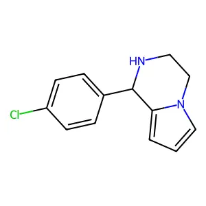 1-(4-Chlorophenyl)-1,2,3,4-tetrahydropyrrolo(1,2-a)pyrazine structure