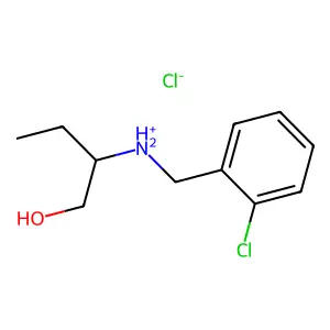 1-Butanol, 2-(((2-chlorophenyl)methyl)amino)-, hydrochloride, (S)- structure