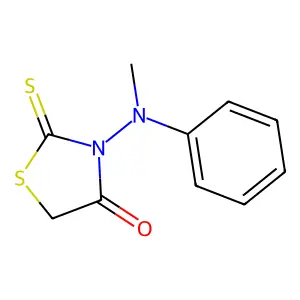 3-(Methylphenylamino)-2-thioxo-1,3-thiazolidin-4-one structure