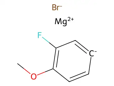 3-Fluoro-4-methoxyphenylmagnesium bromide structure