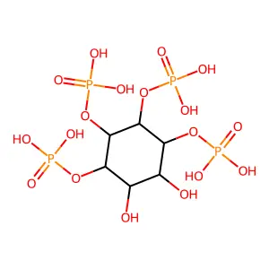 D-肌醇-3,4,5,6-四磷酸 structure
