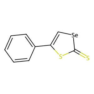 5-Phenyl-1,3-thiaselenole-2-thione structure
