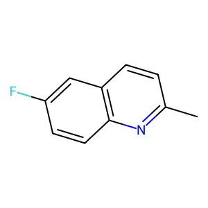 6-Fluoro-2-methylquinoline structure