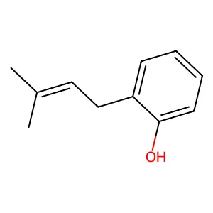 2-(3-Methyl-2-buten-1-yl)phenol structure