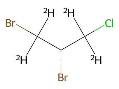 Propane-1,1,3,3-d4, 1,2-dibromo-3-chloro- structure