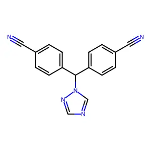 来曲唑 structure