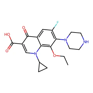 Quinolone deriv structure