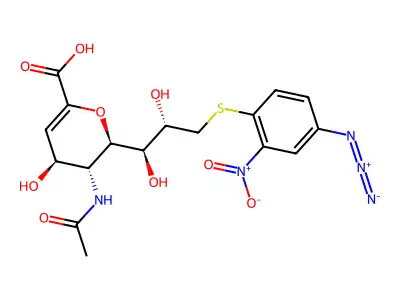 9-Panp-neu5Ac2en structure