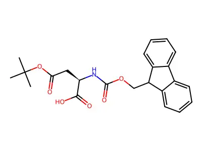 Fmoc-L-Asp(OtBu)-OH structure