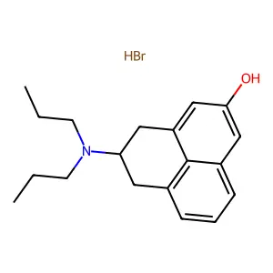 2-Dipropylamino-2,3-dihydro-1H-phenalen-5-ol monohydrobromide structure