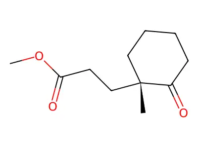 Methyl 3-(1-methyl-2-oxocyclohexyl)propanoate structure