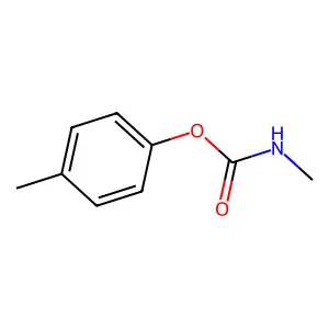 Carbamic acid, methyl-, 4-methylphenyl ester structure