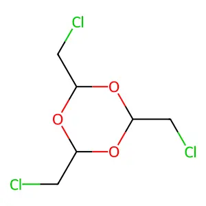 2,4,6-Tris(chloromethyl)-1,3,5-trioxane structure