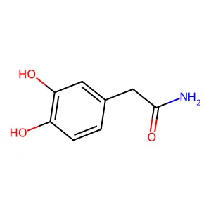 3,4-Dihydroxyphenylacetamide structure