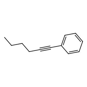1-Phenyl-1-hexyne structure