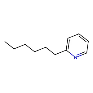 2-Hexylpyridine structure